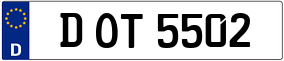 Truck License Plate